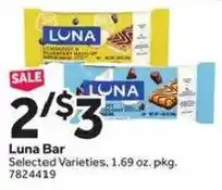 Stop&Shop Luna Bar offer