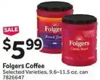 Stop&Shop Folgers Coffee offer