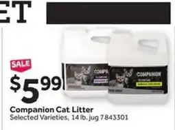 Stop&Shop Companion Cat Litter offer