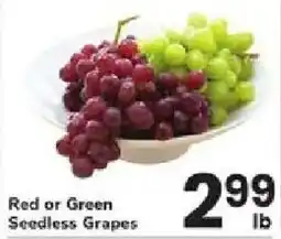 ACME Red or Green Seedless Grapes offer