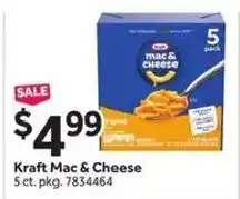 Stop&Shop Kraft Mac & Cheese offer