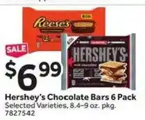 Stop&Shop Hershey's Chocolate Bars offer