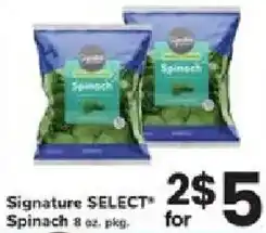 ACME Signature SELECT Spinach offer