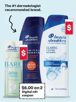 CVS Head & Shoulders Digital mfr coupon offer