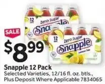 Stop&Shop Snapple offer