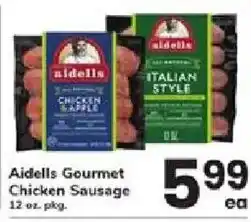 ACME Aidells Gourmet Chicken Sausage offer