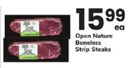 ACME Open Nature Boneless Strip Steaks offer