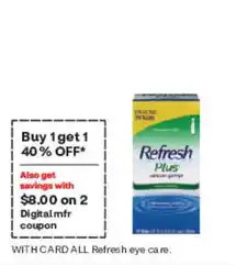 CVS Refresh Plus eye care offer