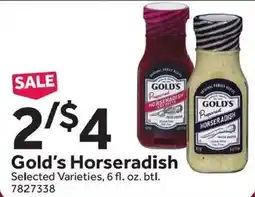 Stop&Shop Gold's Horseradish offer