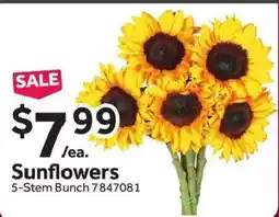 Stop&Shop Sunflowers offer