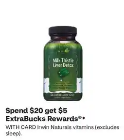 CVS Irwin Naturals Milk Thistle Liver Detox offer