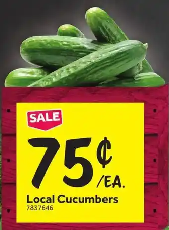 Stop&Shop Local Cucumbers offer