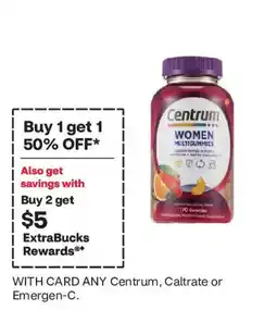 CVS Centrum women multigummies offer