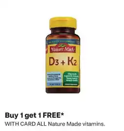 CVS Nature Made D3 + K2 offer