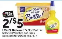 Stop&Shop I Can't Believe It's Not Butter offer