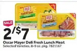 Stop&Shop Oscar Mayer Deli Fresh Lunch Meat offer