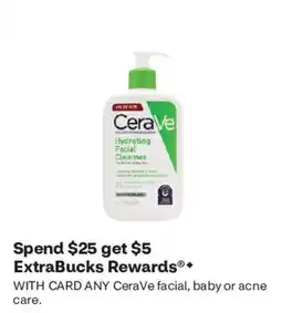 CVS CeraVe facial, baby or acne care offer