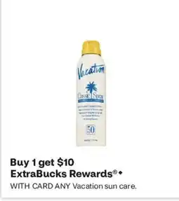 CVS Vacation sun care offer