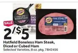 Stop&Shop Hatfield Boneless Ham Steak, Diced or Cubed Ham offer