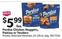 Stop&Shop Perdue chicken nuggets, patties or tenders offer