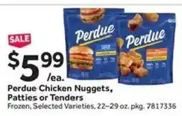 Stop&Shop Perdue chicken nuggets, patties or tenders offer