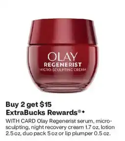 CVS Olay Regenerist micro-sculpting cream offer