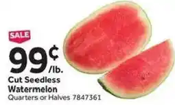 Stop&Shop Cut Seedless Watermelon offer