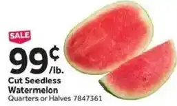 Stop&Shop Cut Seedless Watermelon offer