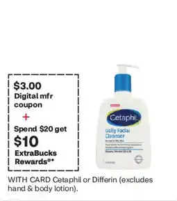 CVS Cetaphil or Differin offer