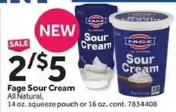 Stop&Shop Fage Sour Cream offer