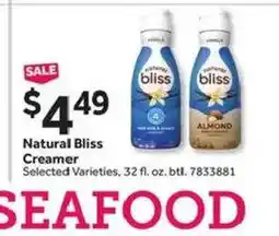 Stop&Shop Natural Bliss Creamer offer