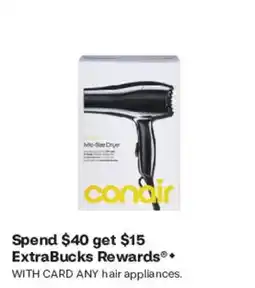 CVS Conair micro steam dryer offer