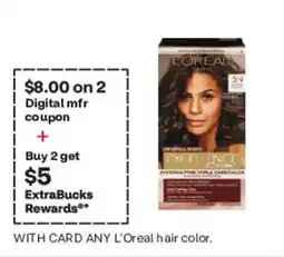 CVS L'Oreal hair color offer