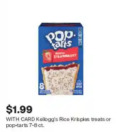 CVS Kellogg's Rice Krispies treats or pop-tarts offer
