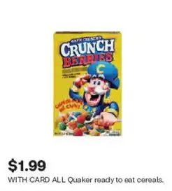 CVS Quaker crunch berries offer