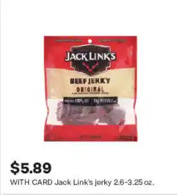 CVS Jack Links beef jerky original offer