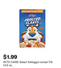 CVS Select Kellogg's cereal offer