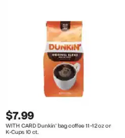 CVS Dunkin' bag coffee offer