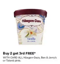 CVS Häagen-Dazs, Ben & Jerry's or Talenti pints offer