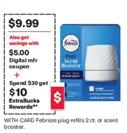 CVS Febreze plug scent booster offer