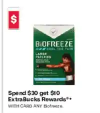 CVS BiOfreeze large patches offer