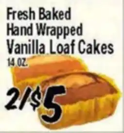 Western Beef Fresh Baked Hand Wrapped Vanilla Loaf Cakes offer