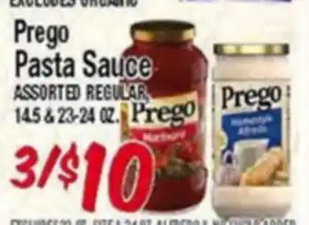Western Beef Prego Pasta Sauce offer