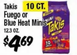 Western Beef Takis Fuego or Blue Heat Minis offer
