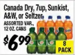 Western Beef Canada Dry, 7up, Sunkist, A&W, or Seltzer offer