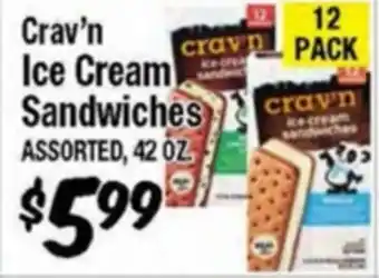 Western Beef Crav'n Ice Cream Sandwiches offer