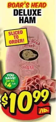 Western Beef BOAR'S HEAD DELUXE HAM offer