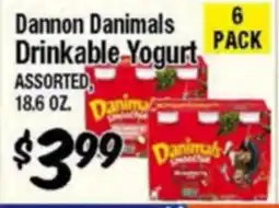 Western Beef Dannon Danimals Drinkable Yogurt offer