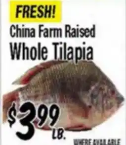 Western Beef China Farm Raised Whole Tilapia offer