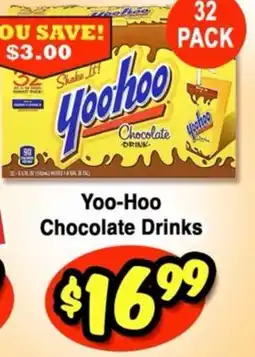 Western Beef Yoo-Hoo Chocolate Drinks offer